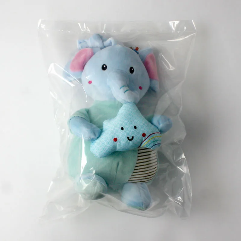 Educational Baby Rattles Stroller Toys Cute Animal Doll With Music Soft For Newborn Kids Baby Plush Toy