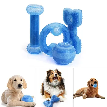 

Pets Multi-shaped Cooling Teething Training Toy for Dog Molarring Tooth Cleaning LBShipping