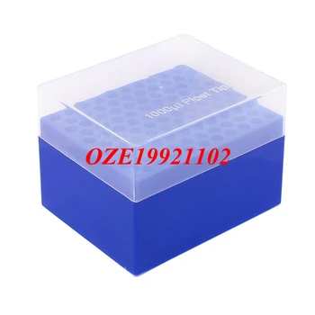 

1PCS 1000ul Pipettor Pipette Tips 100 Position Box Holder Laboratory Supplies
