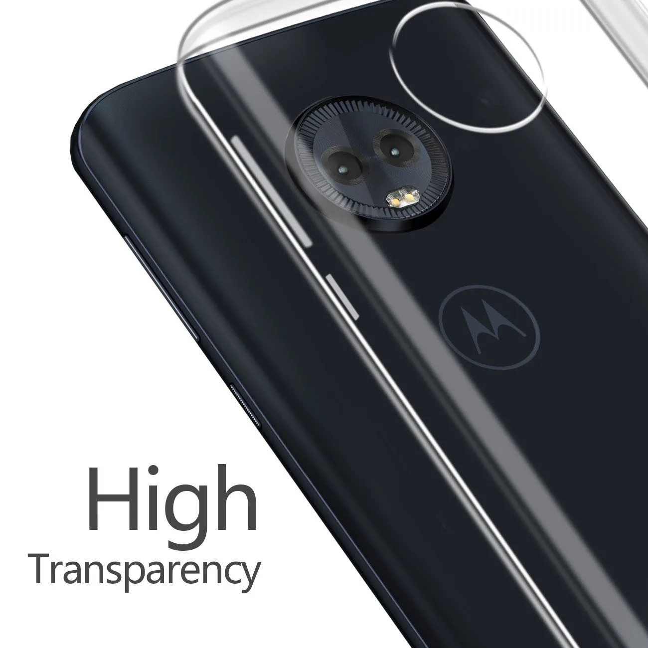 2018 واضح لينة TPU حالات لموتورولا موتو G6 زائد اللعب جراب هاتف شفاف سيليكون الغطاء الخلفي MotoG6 G6Play G6Plus أكياس الجل