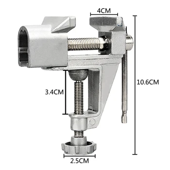 

30mm Aluminium Alloy Machine Bench Screw Vise Mini Table Vice Bench Clamp Screw Vise for DIY Craft Mould Fixed Repair Tool