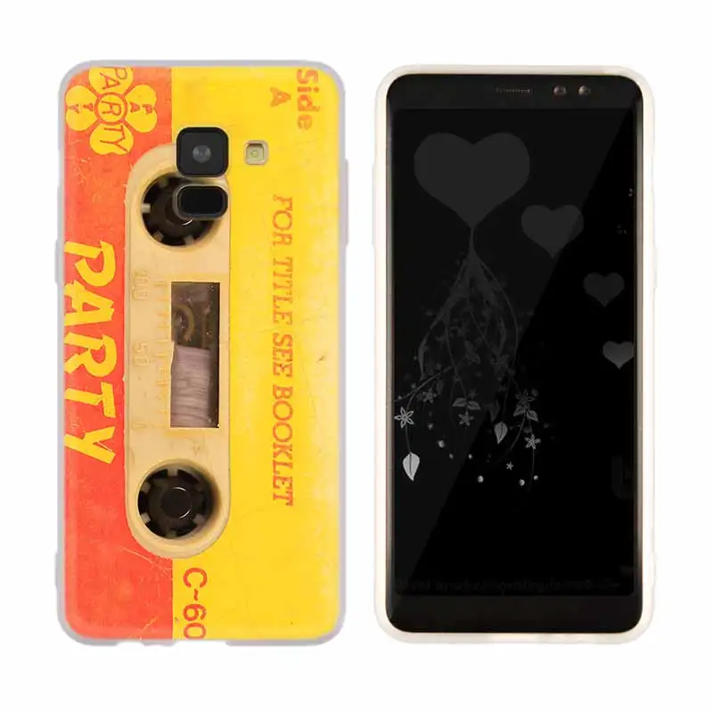 Ретро кассеты для samsung Galaxy A10/A30/A40/A50/A70 A9 A8 A6 a7 A3 A5 ТПУ чехол мягкое сиденье автомобиля - Цвет: a6