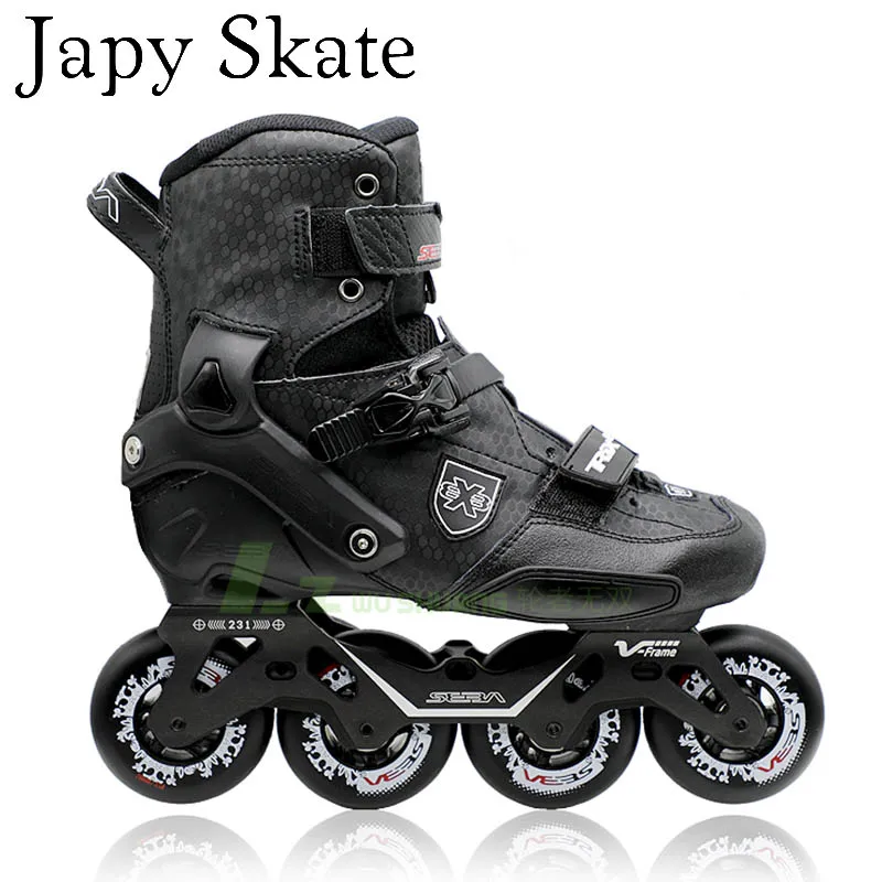 JAPY الجليد 100% الأصلي سيبا Trix2 الكبار حذاء تزلج بعجلات الأسطوانة أحذية التزلج سباق التعرج انزلاق FSK Patines Adulto 2017 أحدث سيبا
