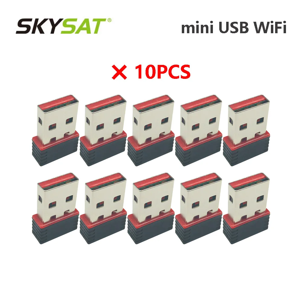 [10 шт.] RT 5370 mini USB WiFi с чипом Ralink RT5370 150 Мбит/с 2,4 ГГц IEEE 802.11b/g/n Стандартный USB2.0 беспроводной мини USB адаптер