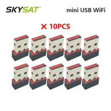 [10 шт.] RT 5370 mini USB WiFi с чипом Ralink RT5370 150 Мбит/с 2,4 ГГц IEEE 802.11b/g/n Стандартный USB2.0 беспроводной мини USB адаптер