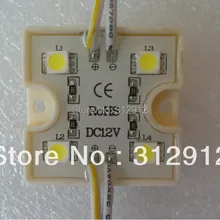 Теплый белый 5050 SMD LED модуль, dc12v, 20 штук строка