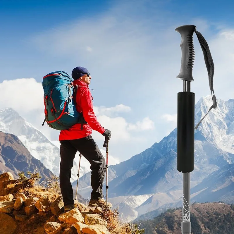 

Hot Aluminum Black Lite C-Cell Storage Tube with End Caps 1/2x28 Hiking Pole DO2