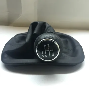 

fast SHIPPING New 5 Speed Gear Shift Knob With Leather Boot For VW Golf 3 MK3 92-98/T4 91-04/Vento 92-98/1H0711141A 1H0711115A