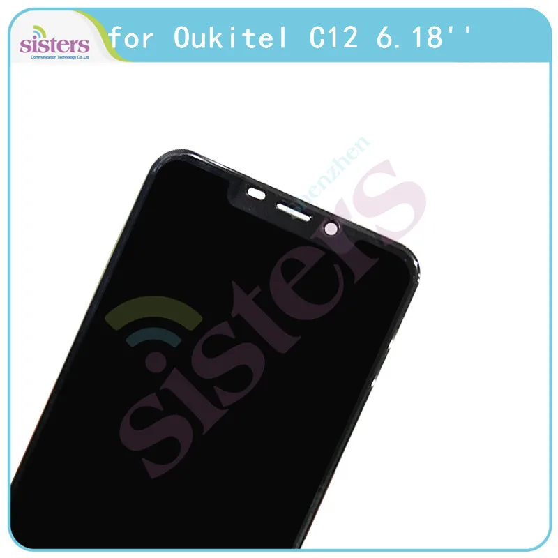 LCD Screen for Oukitel C12 LCD Display Touch Screen Digitizer For Oukitel C12 LCD Assembly Phone Replacement Original Tested Top (6)