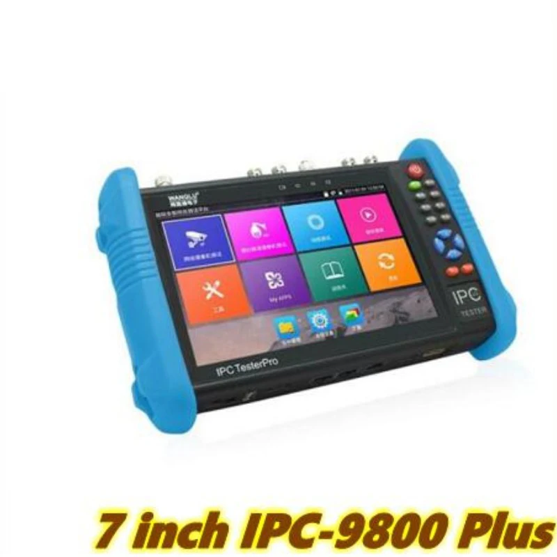  9800 Plus 4K H.265/H.264 CCTV Tester Monitor 8MP CVI TVI AHD SDI analog IP camera tester(multimeter