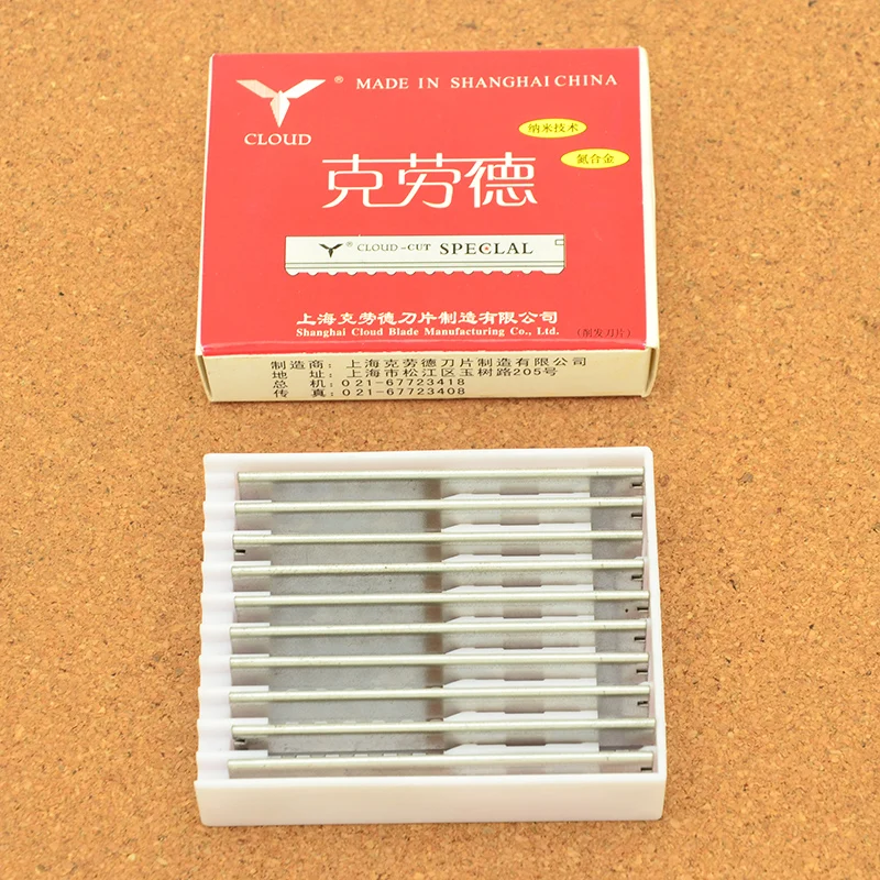 Safety Hair Knife Razor Blades Stainless Steel Hairdressing Hair Trimmer Thinning Blades Salon Shaving Blades for 2