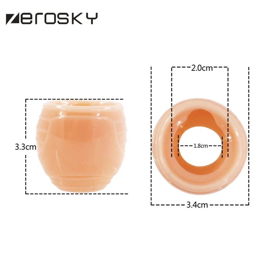 Zerosky секс пенис товар для мужчин кольцо защиты Foreskin пениса пениса|Кольца пениса| |
