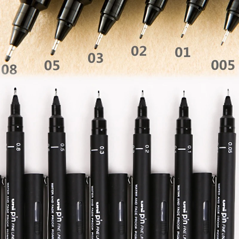 Buy 1pcs Unipin Technical Multi Pen Micron Drawing Pen Multi type 005 01 02 03