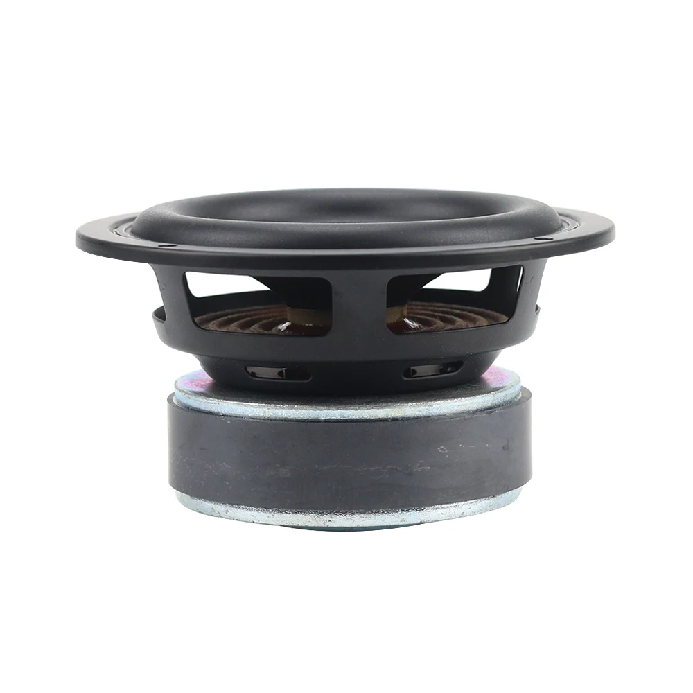 GHXAMP 4 inch 40W Round Subwoofer Speaker Woofer High power BASS Home Theater 2.1 Subwoofer Unit 2 Crossover Louspeakers DIY 1PC