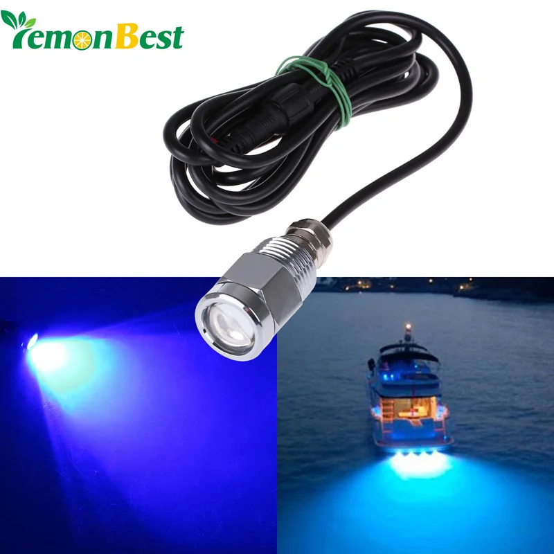 6 LED Onderwater Verlichting voor Boten met connector 9 W ... 6 LED Onderwater Verlichting voor Boten met connector 9 W ...