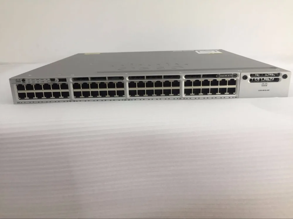 WS-C3850-48P-S 48 портов PoE IP база Gigabit Ethernet управляемый коммутатор