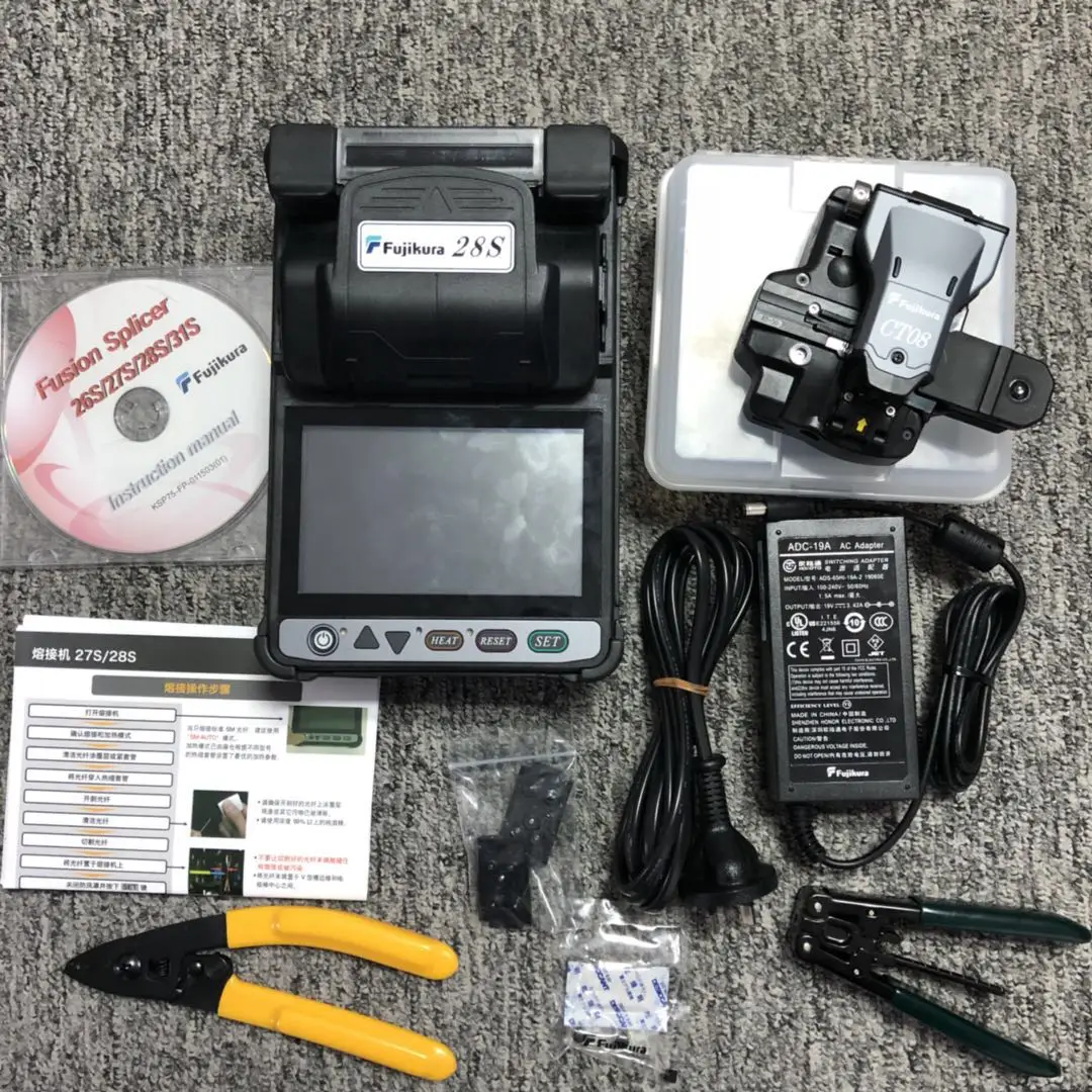 

Original Fujikura FSM-28S Chinese version of fiber fusion machine optical fiber fusion splicer