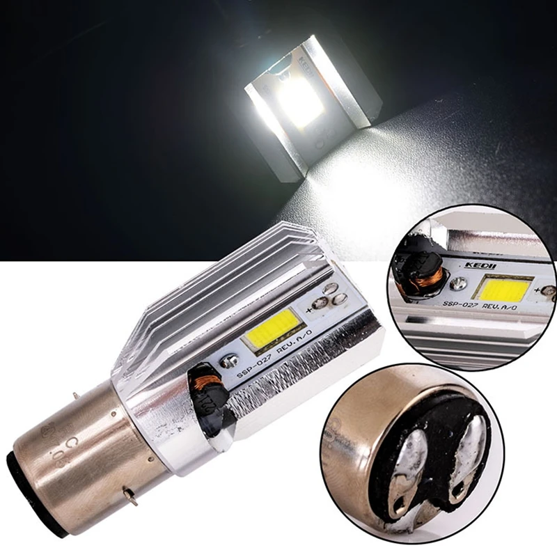 

TOSPRA Universal Led Motorcycle Headlight Scooter Bulb Light Moto Motorbike Accessories 6000K 12v Hs1 Headlight Moped Light Bulb
