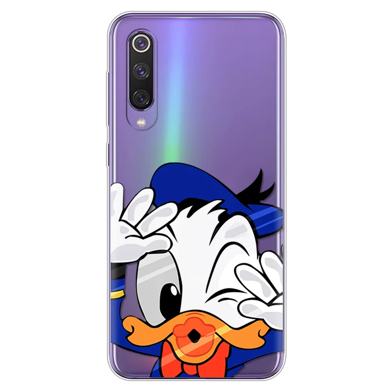 Мультяшный чехол для телефона s для Coque Xiaomi Mi 9 прозрачный милый подарок для пары Мягкая силиконовая задняя накладка из ТПУ чехол для Xiaomi Mi 9 SE чехол Capa