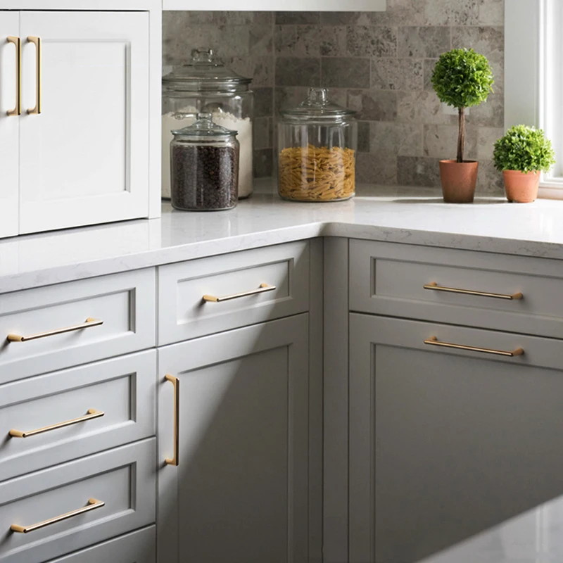 Kak Fashion Bright Gold Cabinet Handles Solid Drawer Knobs Kitchen Handles Cupboard Door Pulls Furniture Handle Cabinet Hardware Cabinet Pulls Aliexpress