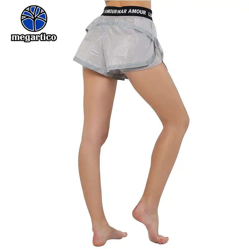 grey gym shorts womens