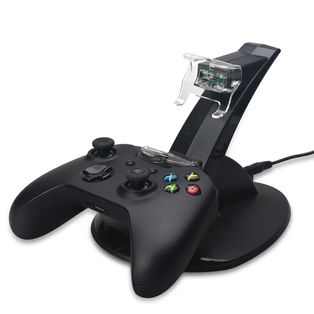 Высококачественный USB светодиодный адаптер для быстрой зарядки, док-станция для двойной игровой контроллер Xbox One, зарядное устройство