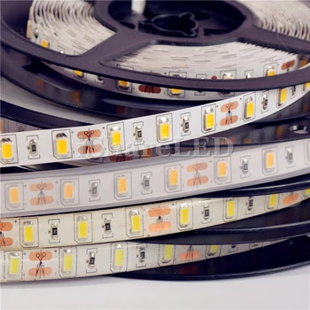 

5M Super Bright 5730 SMD 12V 60 leds/m Warm Nature Cool White LED Strip DC12V