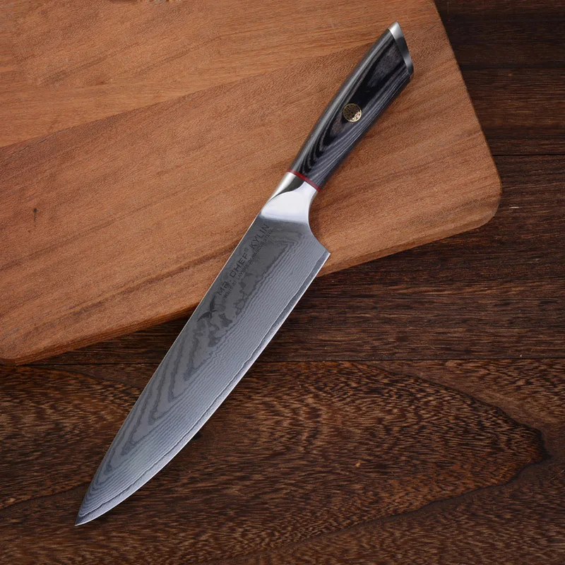 ProProfessional 8 Inch Chef Knives High Carbon VG10 Japanese 67 Layers Damascus Steel Kitchen Knife Gyuto Knife Wood Handle ProProfessional 8 Inch Chef Knives High Carbon VG10 Japanese 67 Layers Damascus Steel Kitchen Knife Gyuto Knife Wood Handle