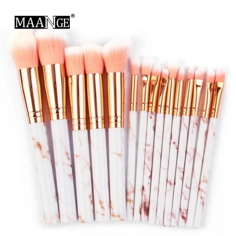 15PCS/Set Pro Make Up Brushes Multifunctional Makeup Brushes Concealer Eyeshadow Foundation Brush Set Tool brochas maquillaje photo