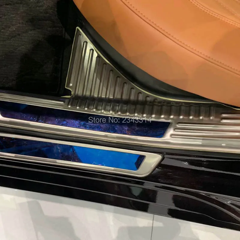 Для 2019 todora Avalon V XX50 Нержавеющая Накладка на порог накладка защита для педалей