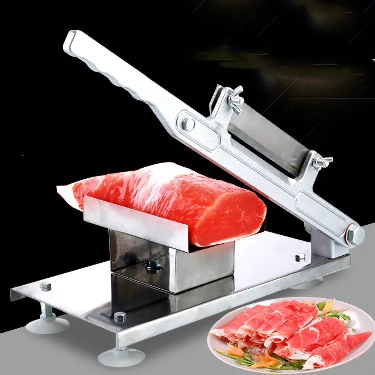 LM1026 Manual Meat Grinder Frozen Beef Mutton Slicer Cutter Stainless
