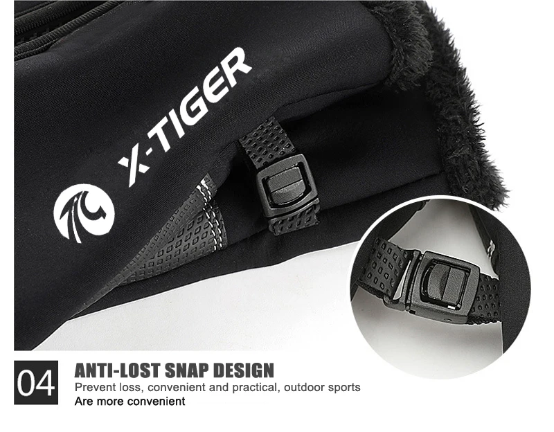 X-TIGER Pro перчатки для велоспорта зимние теплые велосипедные спортивные перчатки ветрозащитные противоударные перчатки для сенсорного экрана велосипедные перчатки для MTB