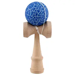 Потрескавшаяся краска шар Kendama умелое жонглирование игровой мяч японский Традиционная игрушка шары Развивающие игрушки для детей-синий