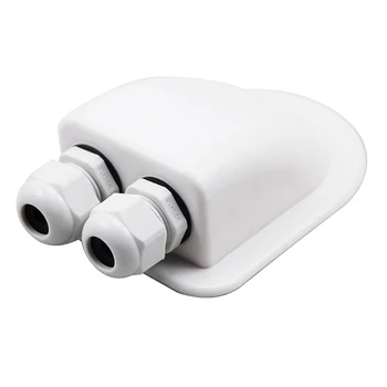 

New Roof Gland 2 Cable Entry for Solar Satellite Aerial Aircon Motorhome Caravan Boat