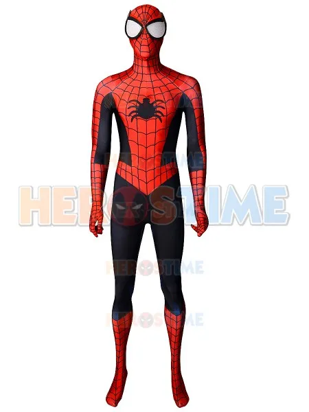 

Spider Man Costume Steve Ditko Version Classic Spiderman Costume 3D Printed Spandex Zentai Cospaly Costume For Adult/Kids