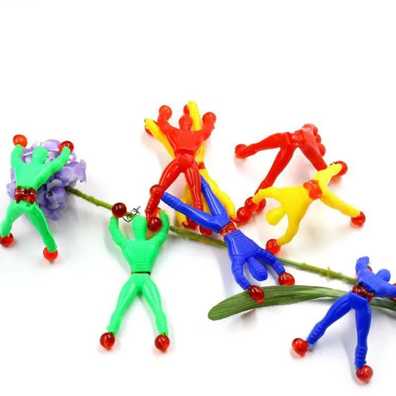 

1pcs Novelty climbing wall spider glass miracle legend tricky spiderman education children climbing amazing spiderman toy
