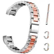 Ремешок на запястье Браслет для Fitbit ACE из нержавеющей стали замена металлические умные наручные часы 18Jul10