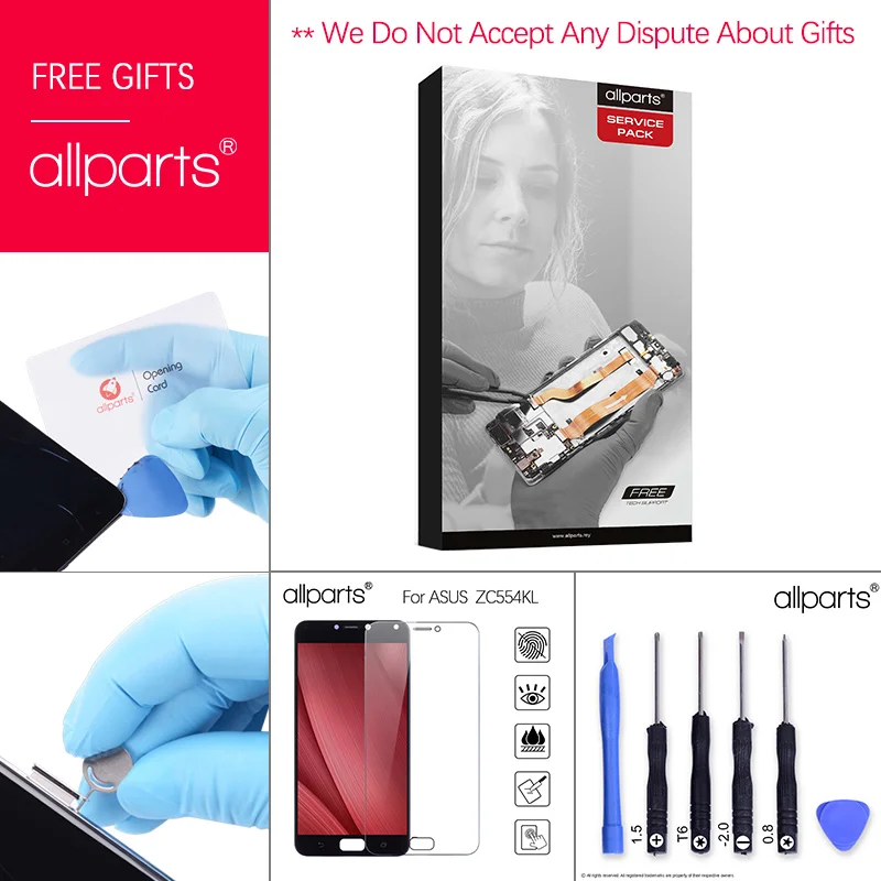 T PARTS оригинальный HD 720x1280 дисплей для ASUS Zenfone 4 Max ZC554KL ЖК сенсорный экран дигитайзер