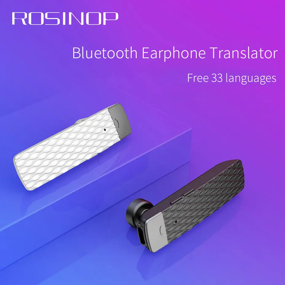 Rosinop 33 языков переводчик наушники Bluetooth 5,0 беспроводные наушники для телефона TWS наушники hifi бас наушники auriculares