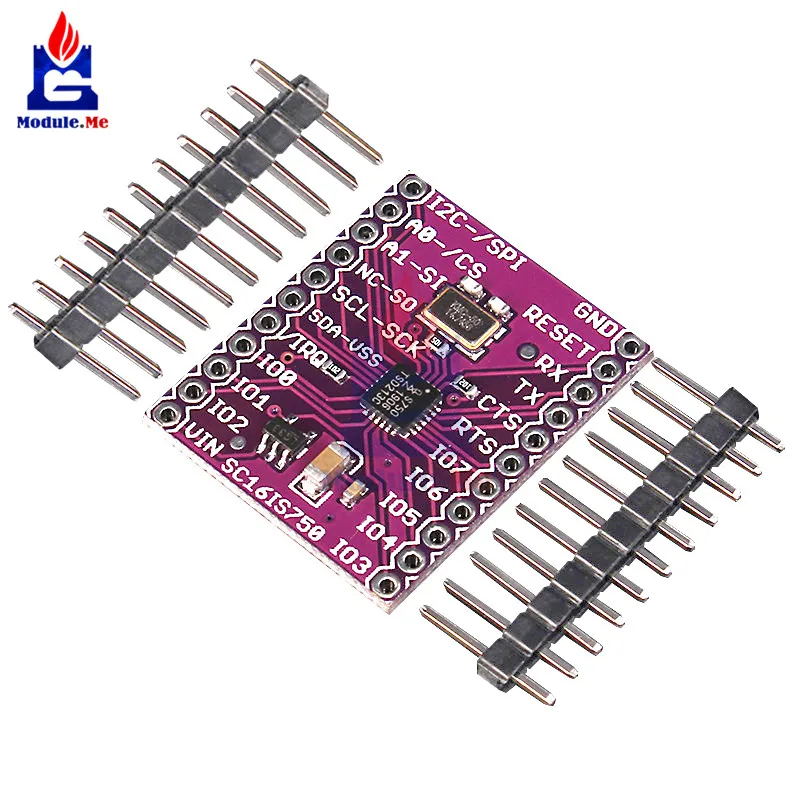 

CJMCU 750 CJMCU-750 Single UART With IIC I2C SPI Interface For Industrial Control Module 3.3V Compatible 16C450 RS485 Board
