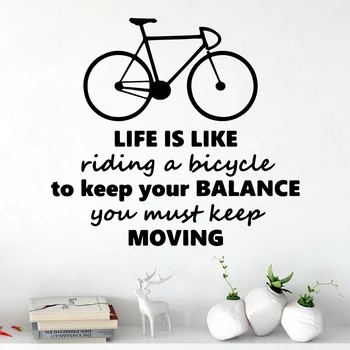 

Diy life bike Family Wall Stickers Mural Art Home Decor For Baby Kids Rooms Decor Vinyl Art Decals