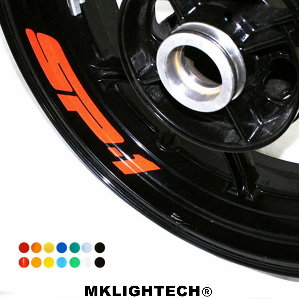 8 X CUSTOM INNER RIM DECALS WHEEL Reflective STICKERS STRIPES FIT HONDA