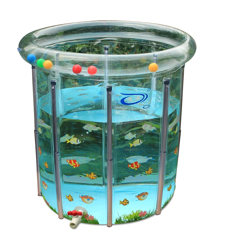 

Portable Transparent Large Baby Infant Swimming Pool PVC Inflatable Pool Child Toddler Water Playing Game Pool Baby Bath Pool