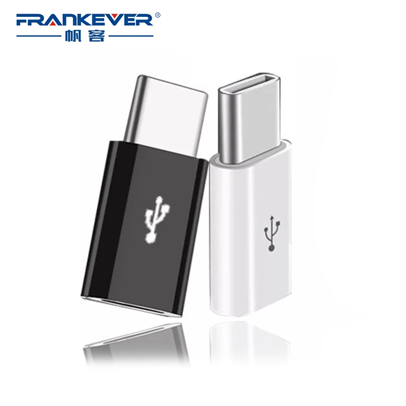 

FrankEver USB Cable USB-C 3.1 Type C Male to Micro USB Female Adapters Type-C Converter with OTG for Mobile Phone Macbook