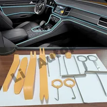 Professional 12pcs Set Plastic Car Radio Door Clip Panel Trim Dash Audio Removal Pry Tool Repairing Set Kit Tool