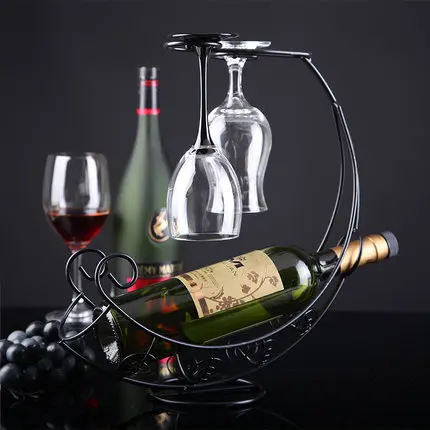 Креативный модный металлический винный стеллаж, подвесной держатель для вина, пиратский корабль, форма