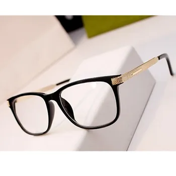 

Fashion Metal Glasses Women Retro Vintage Reading Myopia Eyeglasses Frame Men Square Glasses Optical Clear Eyewear Oculos