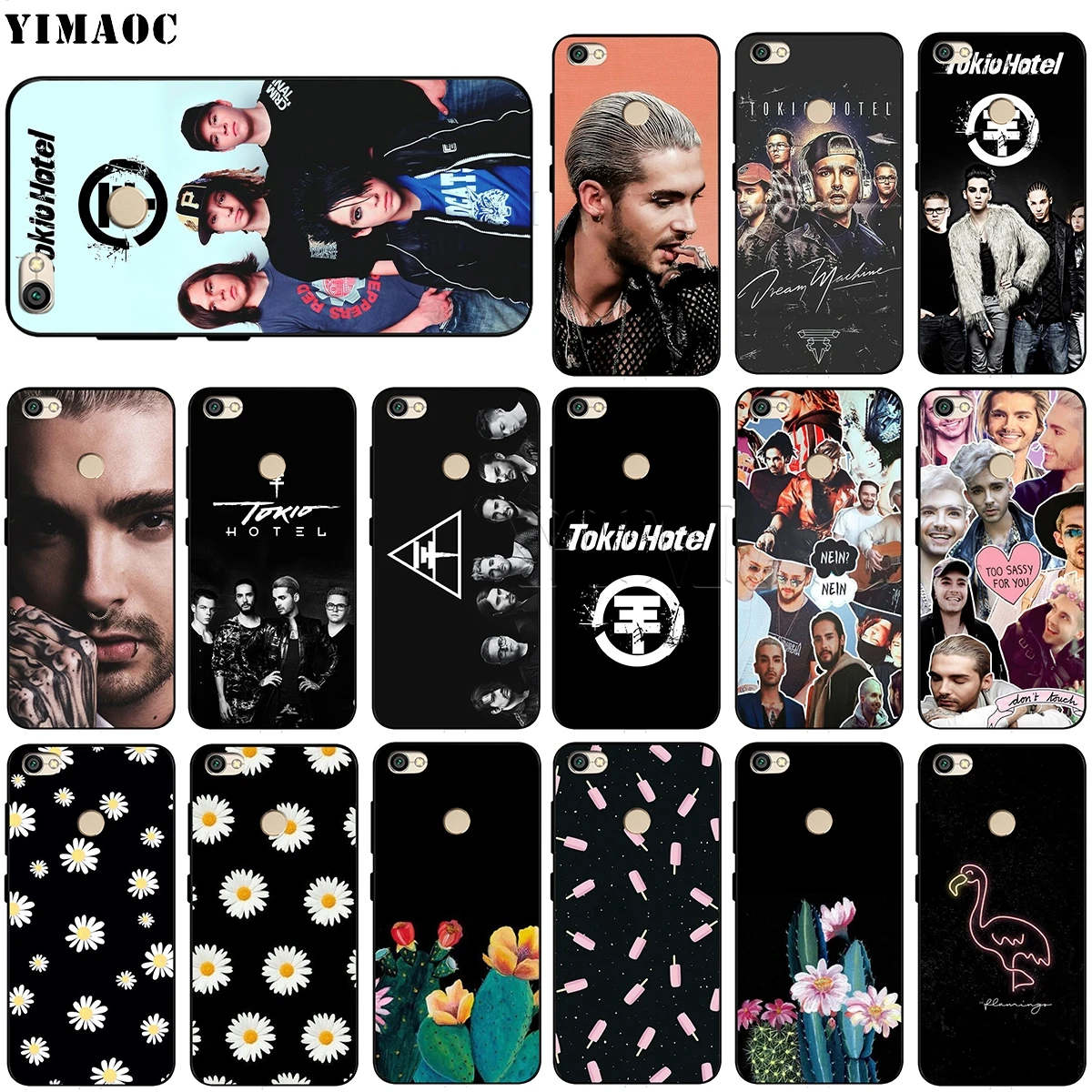 Силиконовый чехол YIMAOC Tokio Hotel Bill Kaulitz для Xiaomi Redmi Note 4 4x 4a 5 5a 6 8 Pro Prime Plus | Мобильные