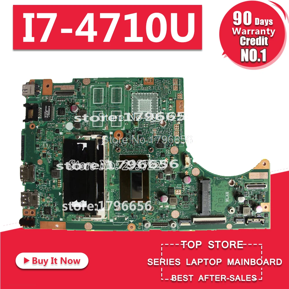 

For ASUS Original Motherboard TP500L TP500LA TP500LN REV2.0 With I7-4710U Intergated 4GB Memory On Board 100% tested mainboard