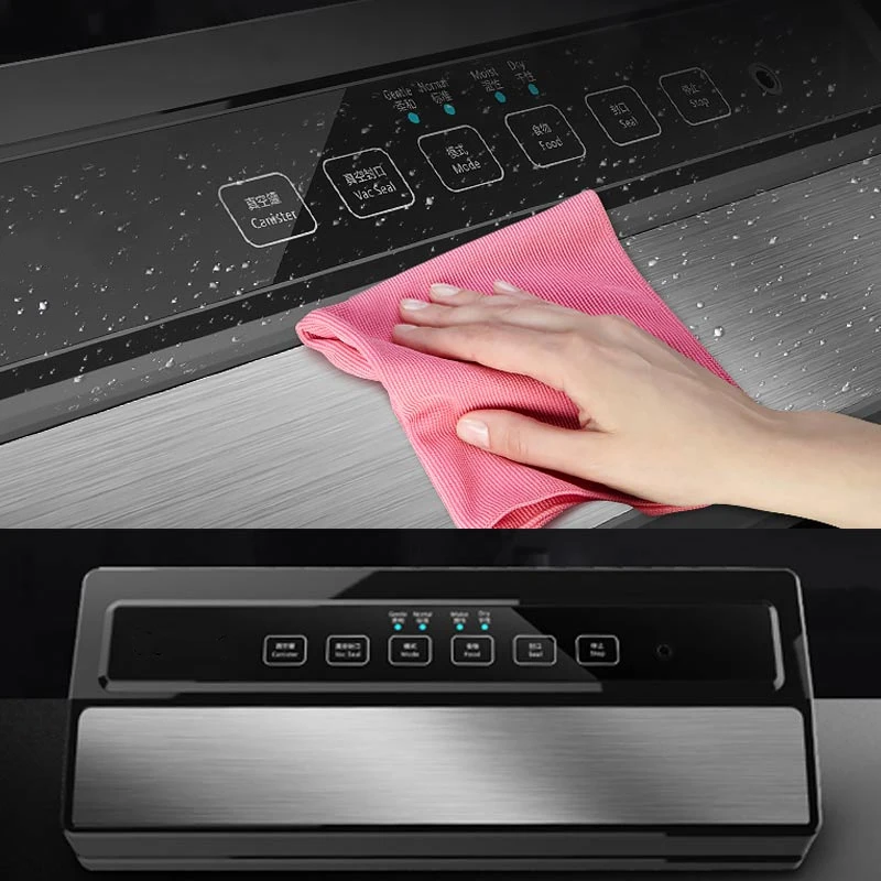  Food Vacuum Sealer Packing Sealing Machine Including 5Pcs Bags and 1pcs Vacuum Bag Packaging Rolls 